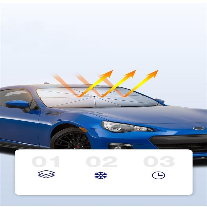 Portable Car Windshield Sunshade, Car Accessories, Car Stuff, Truck Accessories, Foldable Car Windshield Sunshade, Car Window Shades, Car Exterior Accessories