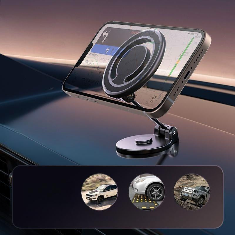 Magnetic Car Phone Holder, Rotatable Foldable Car Phone Holder, Car Interior Accessories for Car